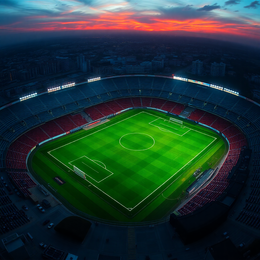 Football stadium background